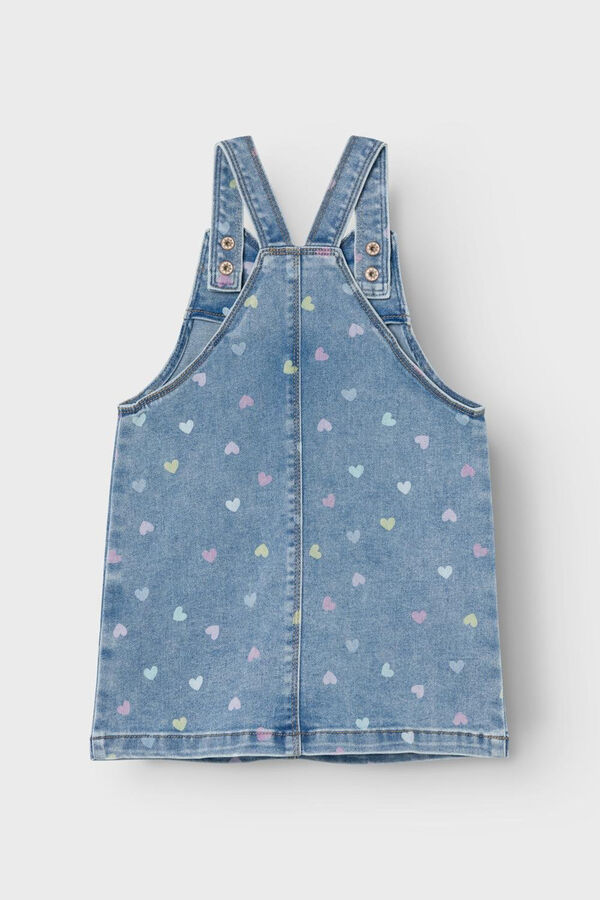 Name it Jardineiras ganga menina azul