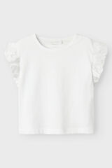 Name it Camiseta manga curta 100% algod&atilde;o branco