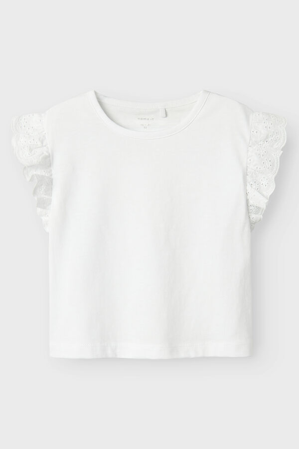 Name it Camiseta manga curta 100% algod&atilde;o branco