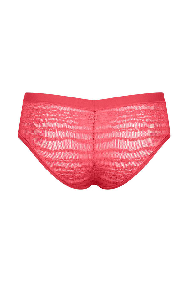 Sloggi Braga cl&aacute;sica cadera encaje rosa