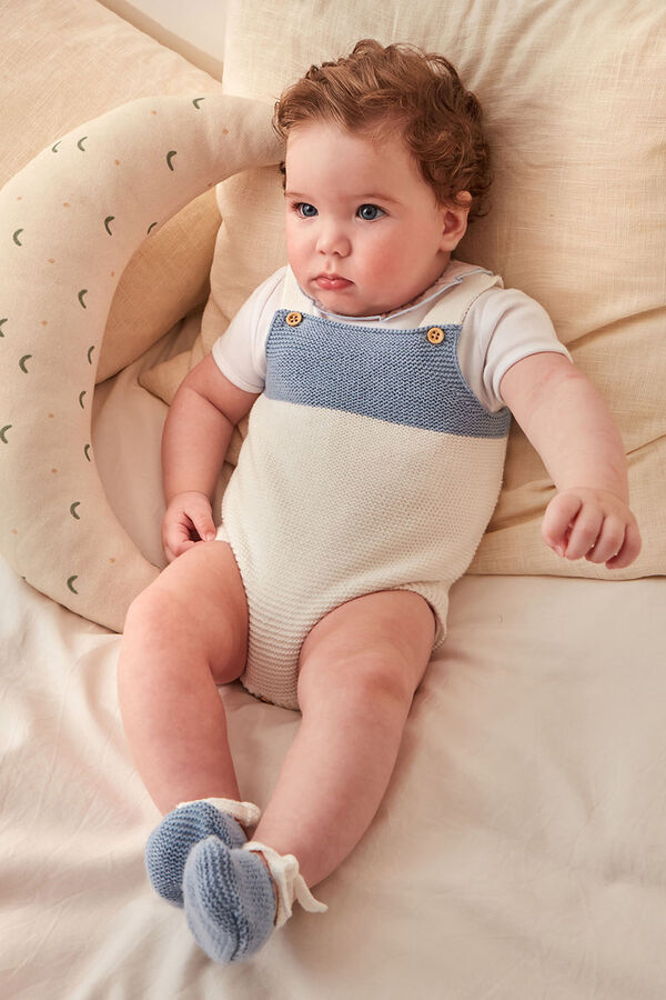 Gocco Rana Punto En Dos Colores Azul turquesa