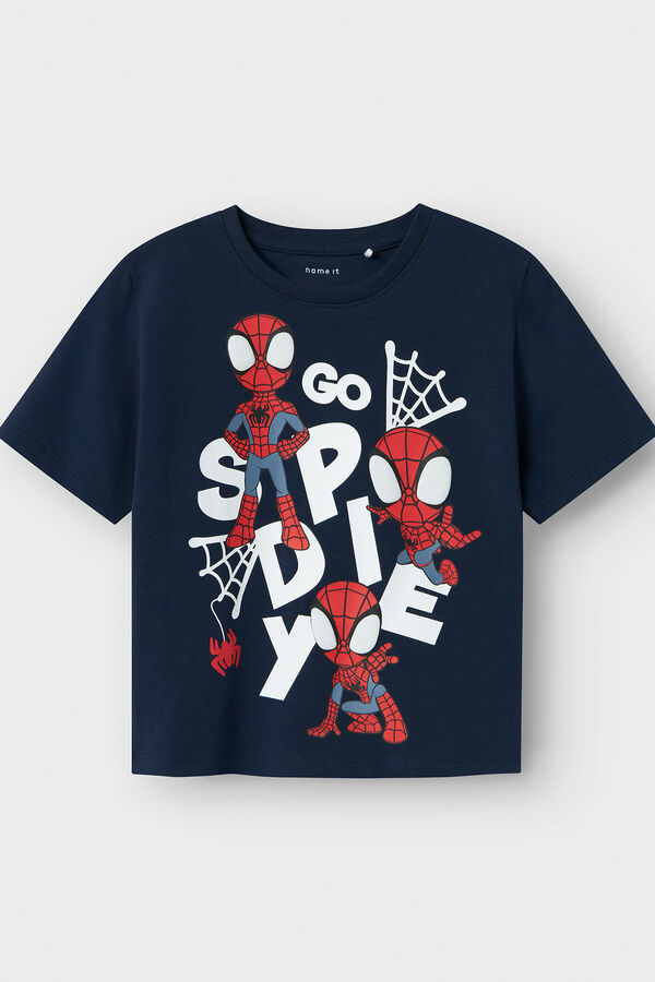 Name it Camiseta de manga corta de Spidye azul
