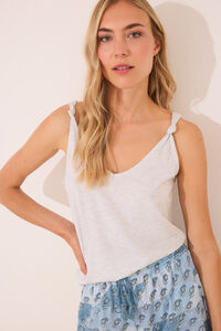 Women'secret Pijama curto com alças de algodão paisley 