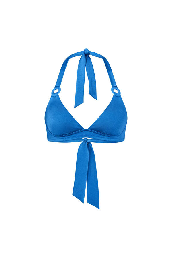 Triumph Top de bikini con aro brillo azul