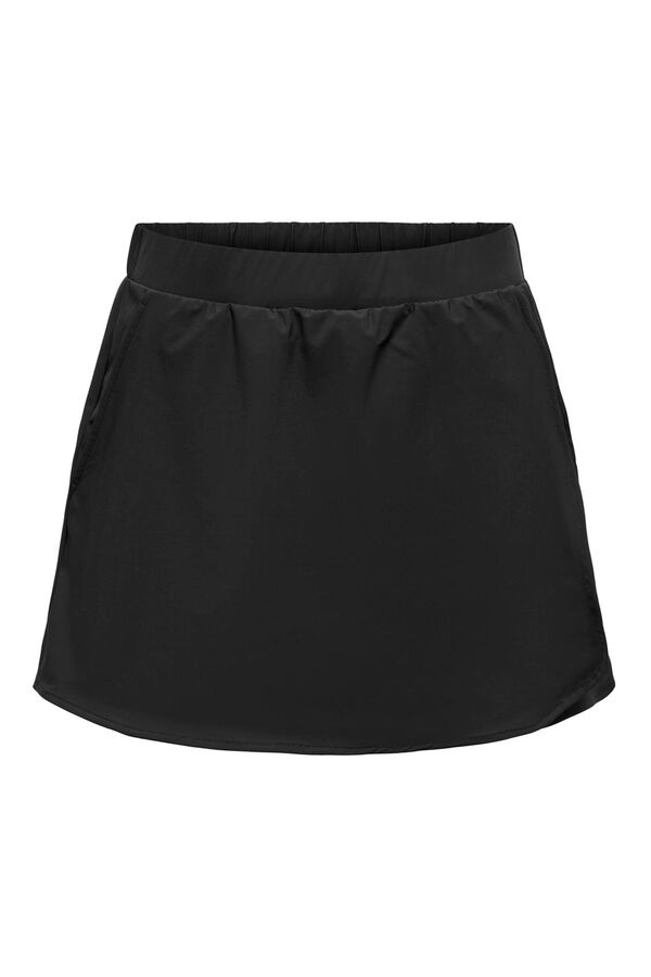 Only Play Falda-pantalón con bolsillos laterales negro