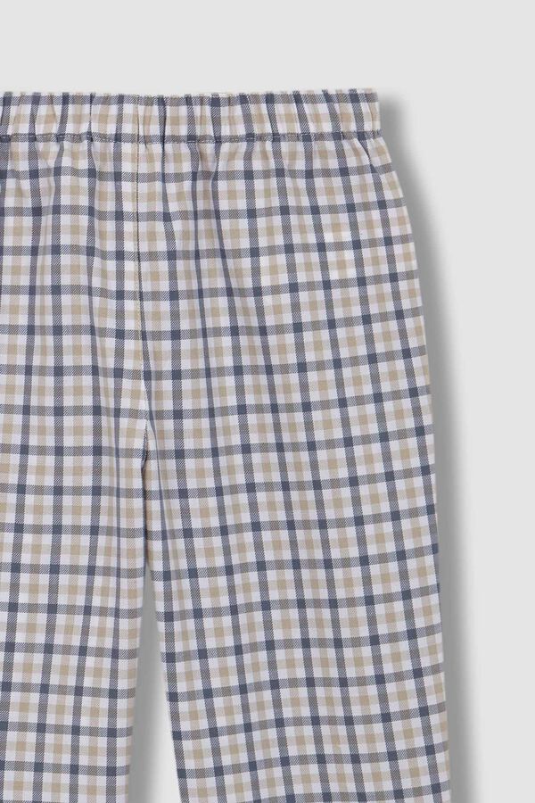 Gocco Pijama de quadro vichy gris cinzento