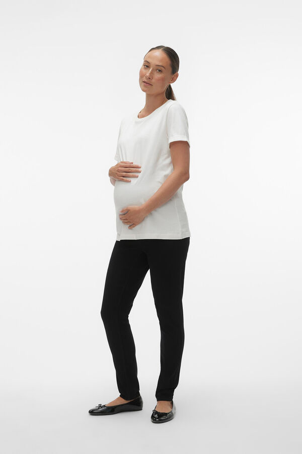 Mamalicious Jeans jegging Maternity preto