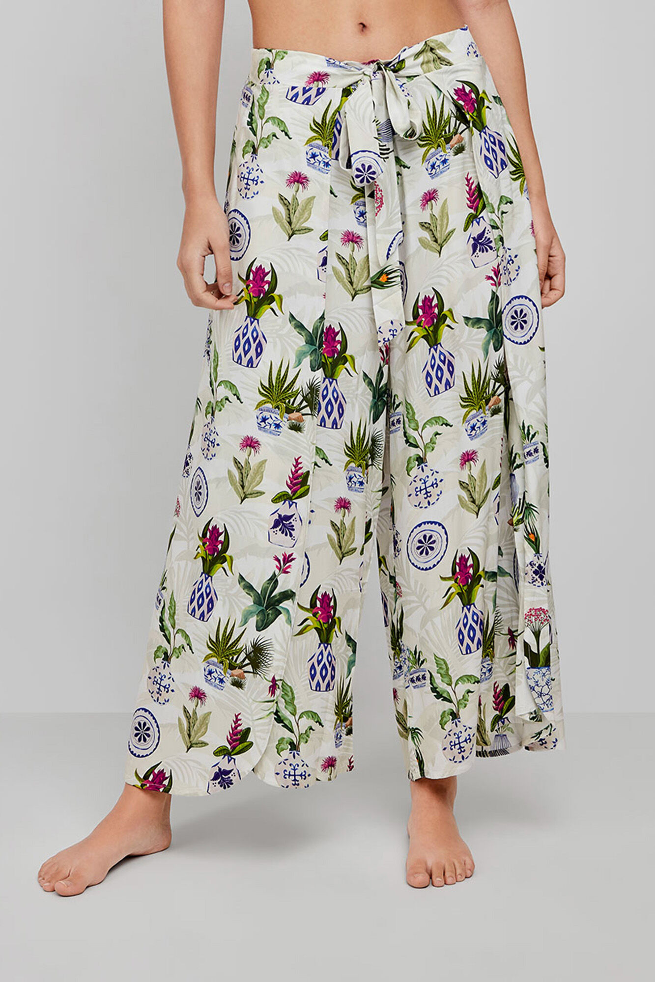 Gisela Pantal&oacute;n largo estampado