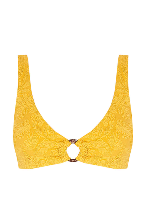 Women'secret Top bikini halter amarillo amarillo
