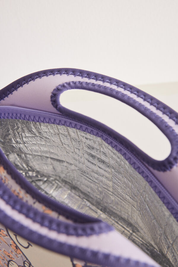 Women'secret Bolsa porta alimentos lila Snoopy morado/lila