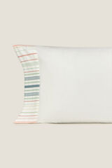 Textura Fronha riscas Seersucker estampado