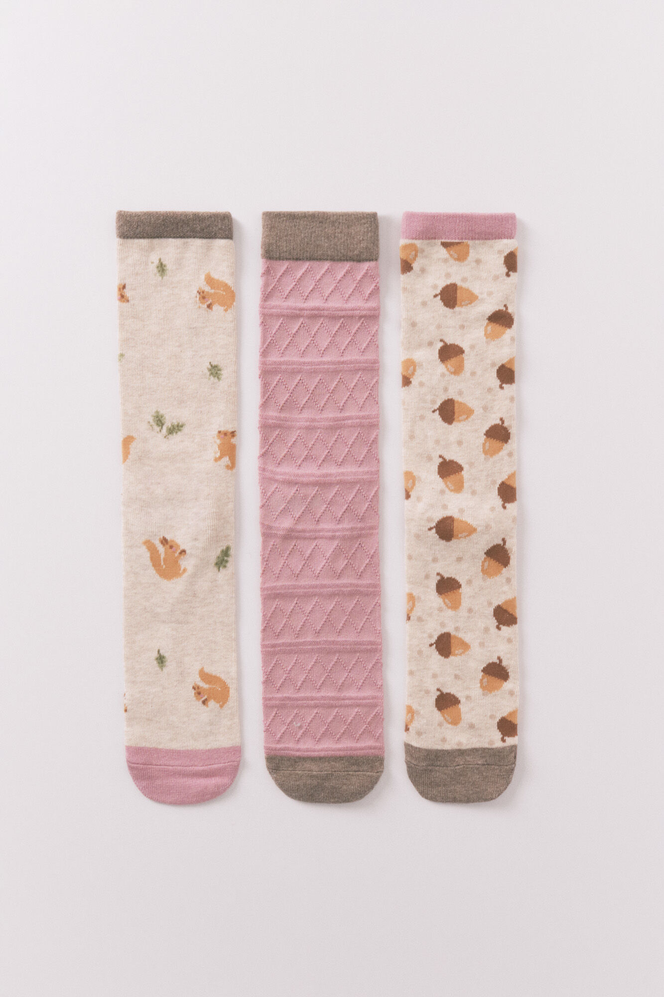 Women'secret Pacote com 3 meias longas de esquilo 