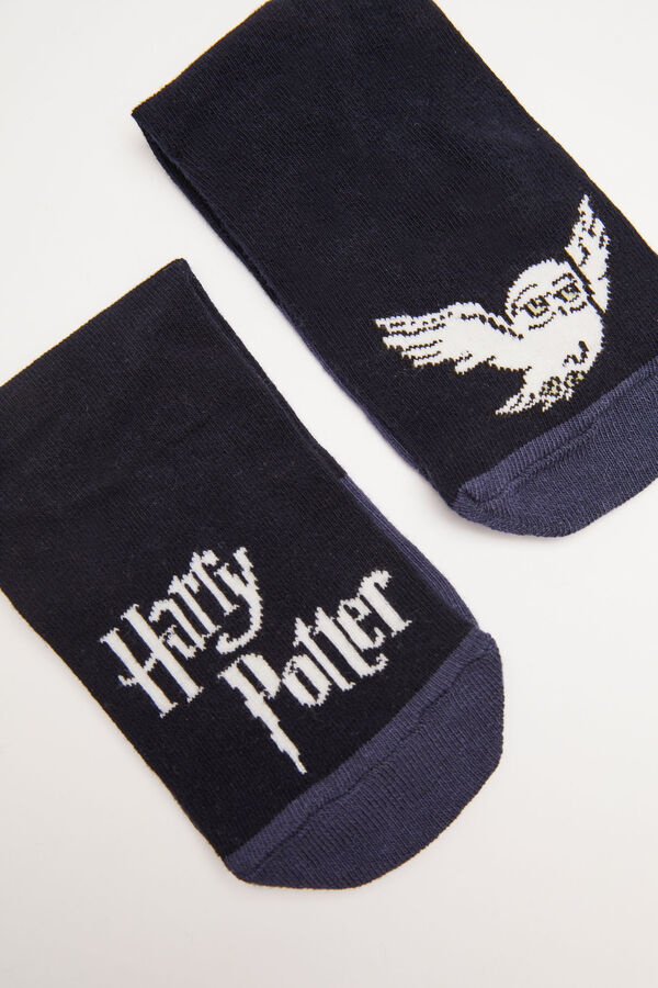 Calcetines algodón Harry Potter azul, Ofertas en calcetines de mujer