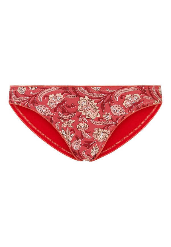 Womensecret Braga bikini reversible estampado coral rosa