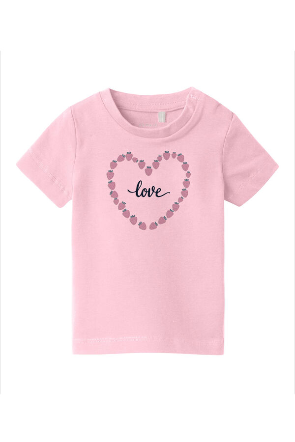 Name it T-shirt beb&eacute; menina manga curta rosa