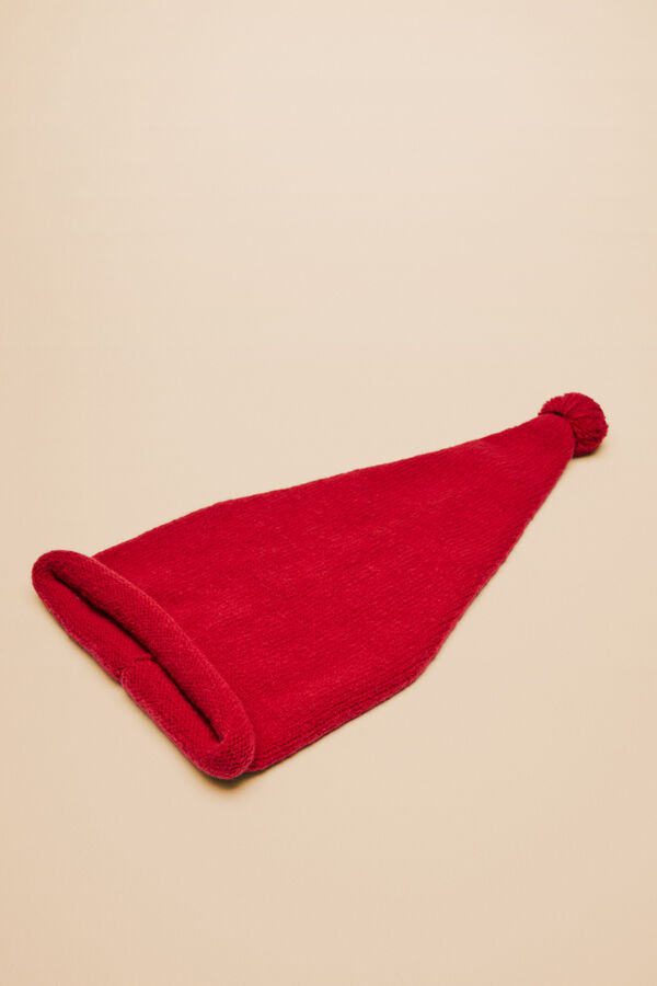 Women'secret Gorro com pompom vermelho