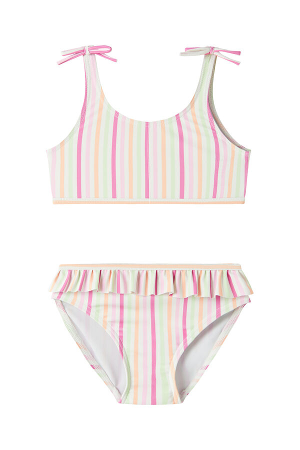 Name it Bikini lazo volante rayas ni&ntilde;a estampado