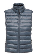 Only Play Colete leve de plumas cinzento