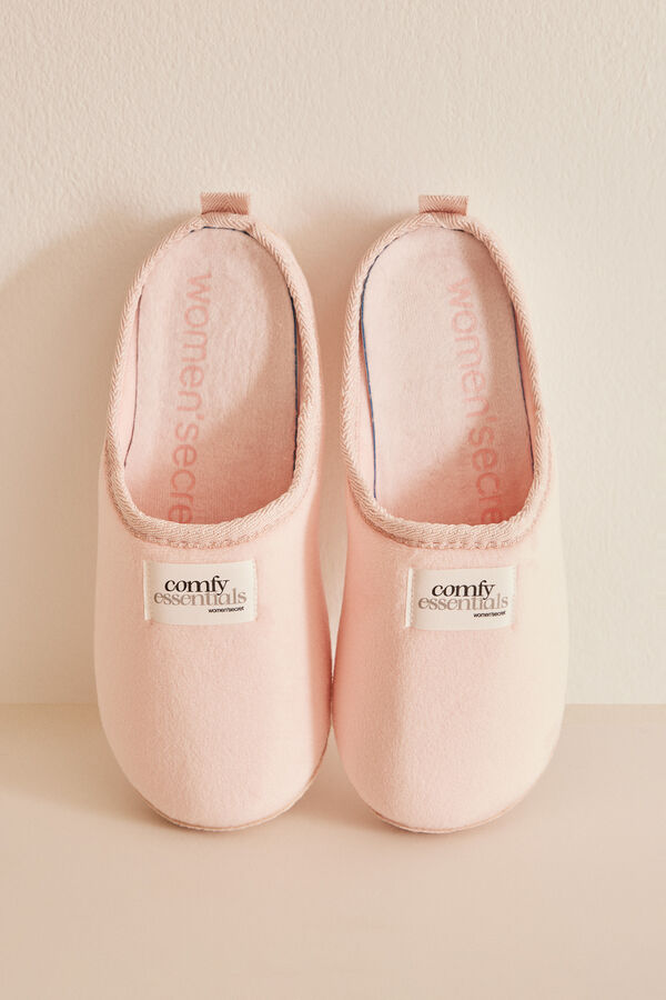 Women'secret Chinelos de quarto palmilha remov&iacute;vel rosa rosa