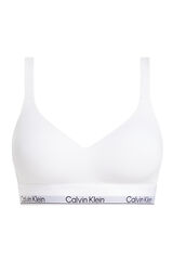 Calvin Klein bralette com logo CK branco