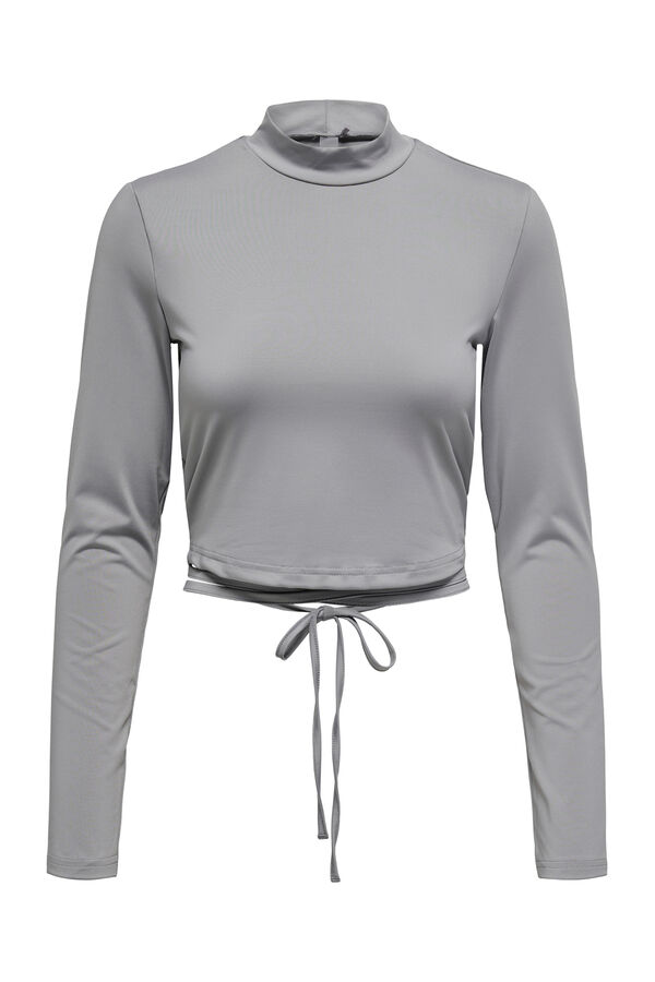 Only Play Camiseta manga larga ballet gris