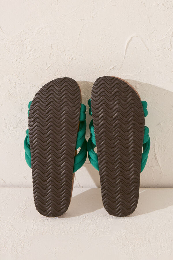 Women'secret Sand&aacute;lia bio tiras neoprene verde verde