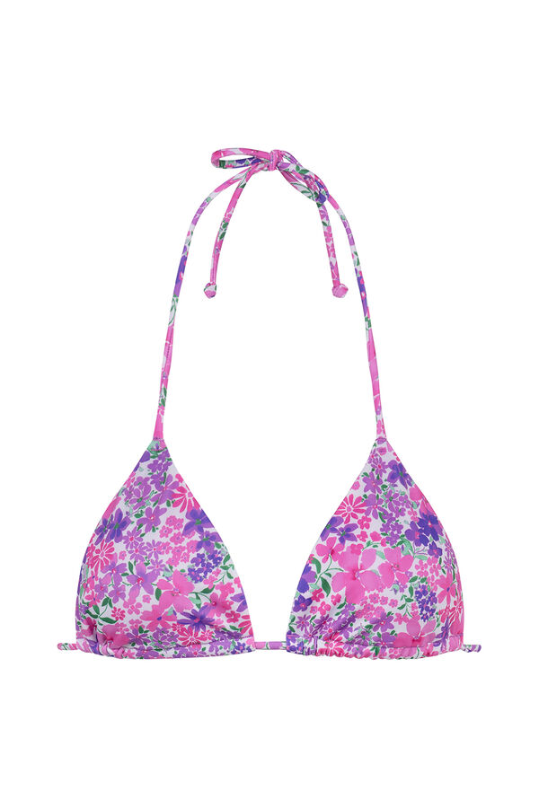 Dorina Top bikini triangular relleno ligero Es paradis estampado