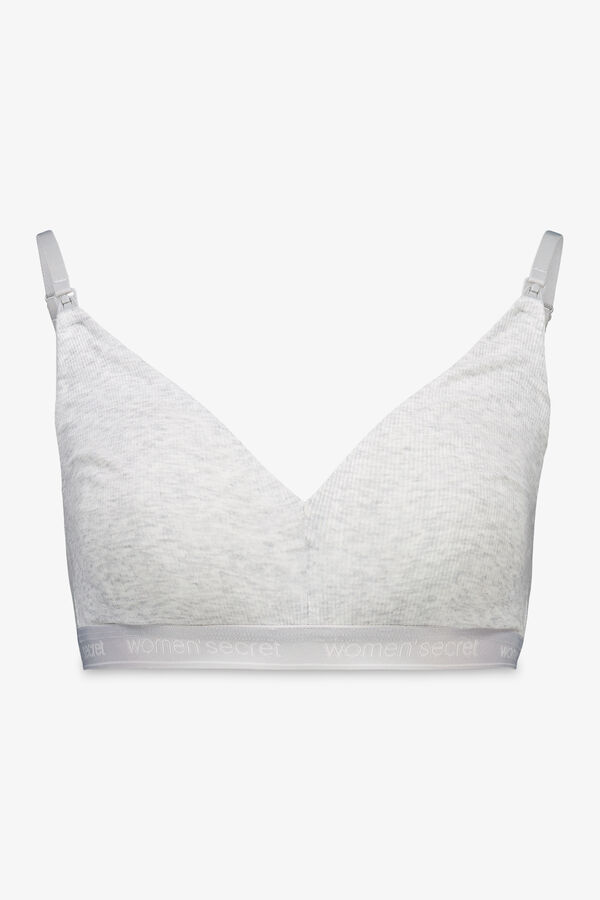 Women'secret Soutien de maternity de algod&atilde;o cinza NATURAL cinzento