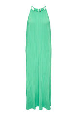 Only Maternity Vestido comprido maternity pesco&ccedil;o halter verde