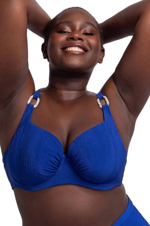 Dorina Top de biquíni enchimento azul