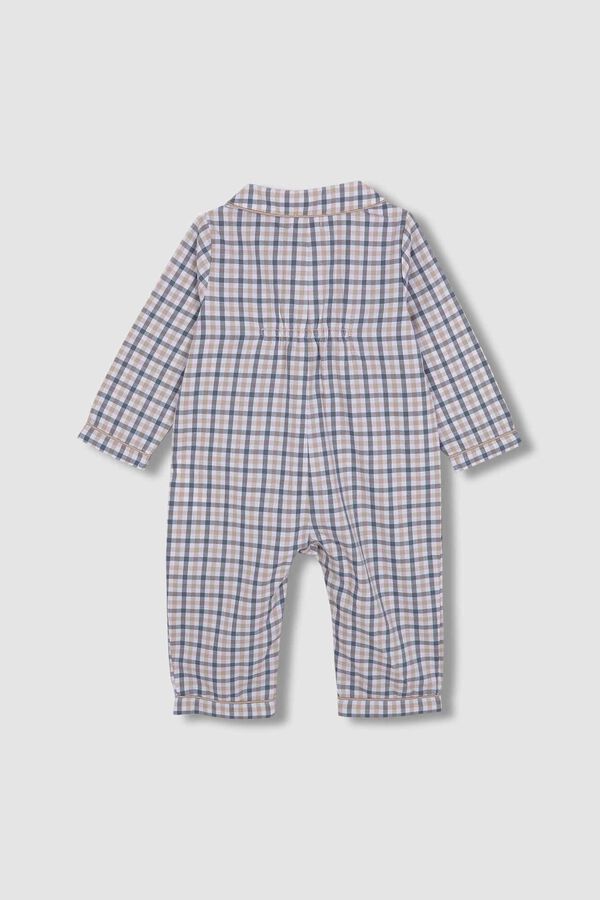 Gocco Pijama de cuadro vichy gris gris