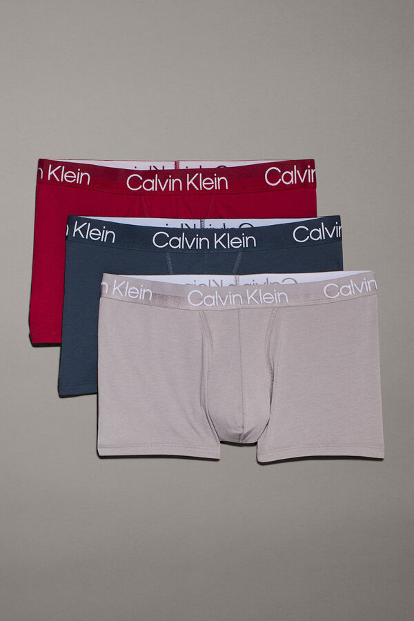 Calvin Klein Pack 3 boxers logo CK estampado