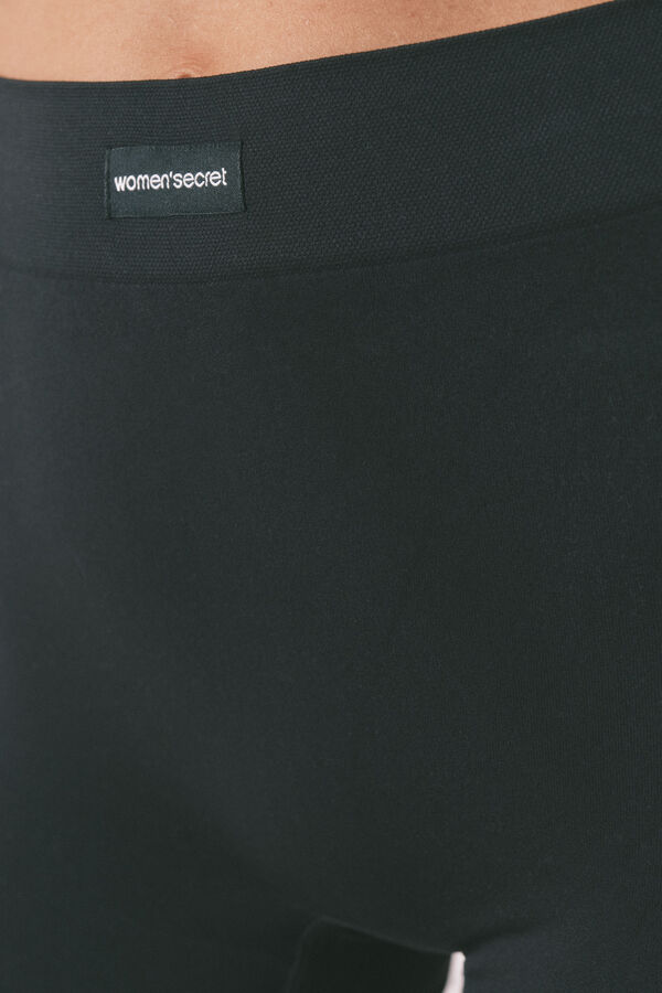 Women'secret Cal&ccedil;a pretos sem costura preto