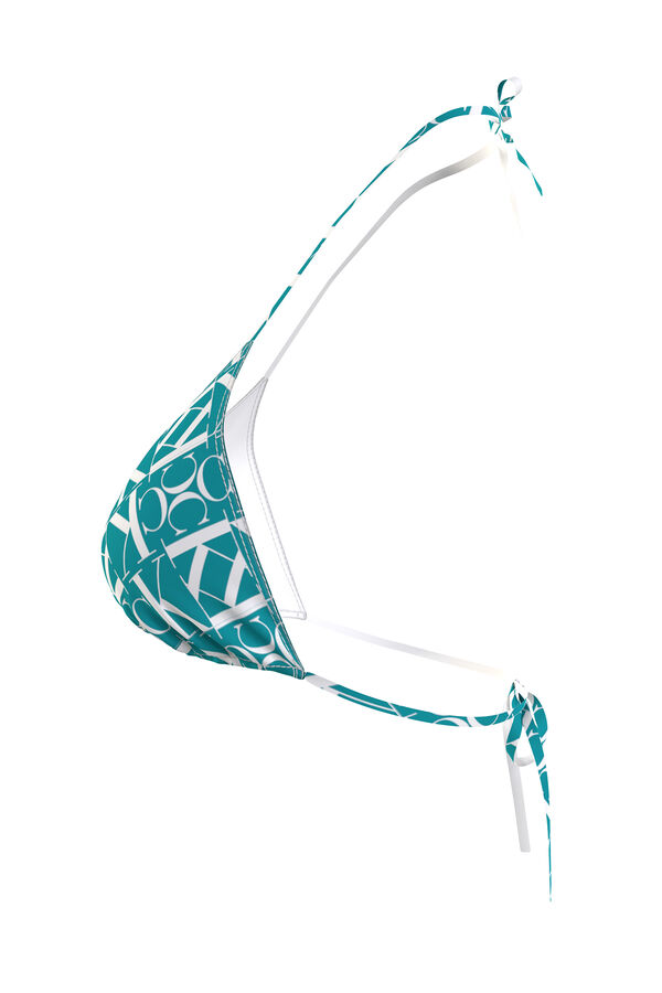 Calvin Klein Parte De Arriba De Bikini De Triángulo estampado