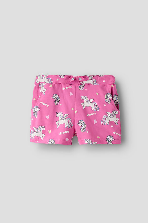Name it Pijama curto de menina rosa