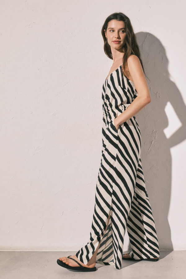Women'secret Mono largo estampado cebra estampado
