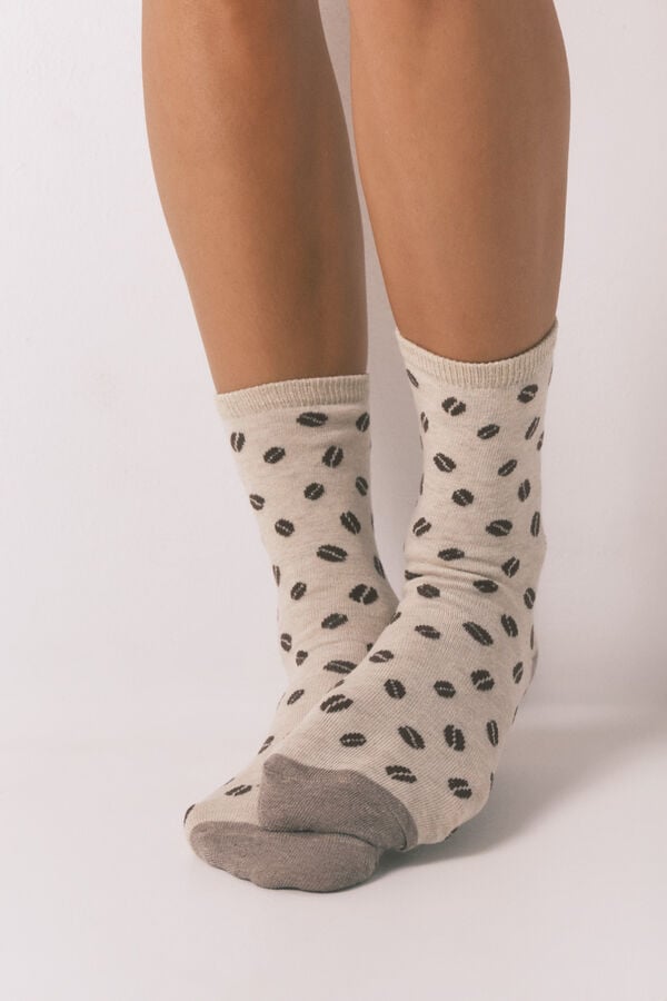 Women'secret Pacote com 3 meias compridas meias  cru