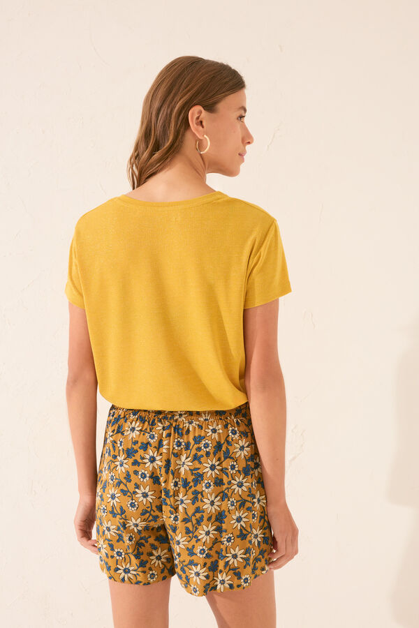 Women'secret Calça com estampado floral estampado