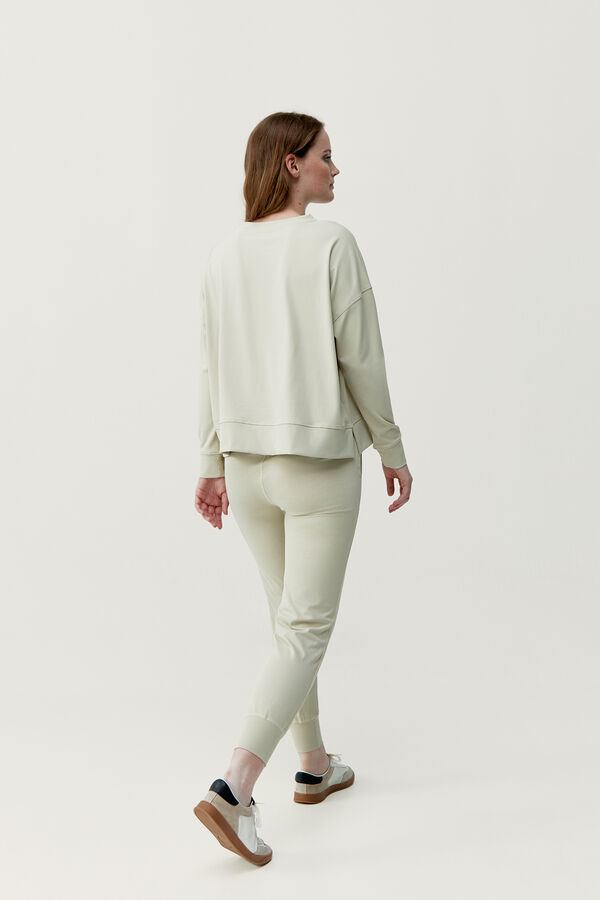 Born Living Yoga Sweatshirt Daba Stone beige