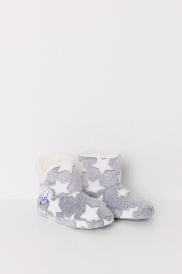 Women'secret Chinelos de casa botas de pele "O Pequeno Pr&iacute;ncipe"   rosa