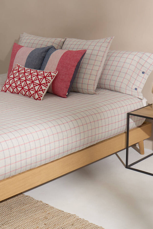 Set Ciurana fundas nórdica y de almohada 100% algodón puntilla natural cama  150/160 cm en