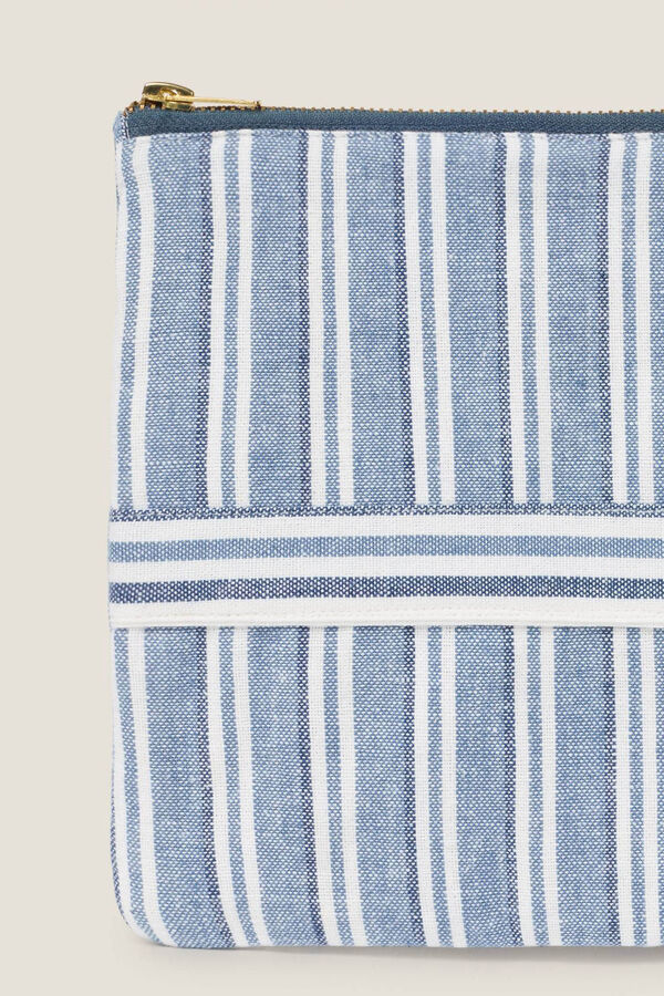 Textura NECESER ALGOD&Oacute;N RAYAS azul