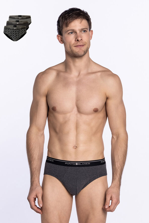 Punto Blanco Pack de 3 slips algod&oacute;n estampado