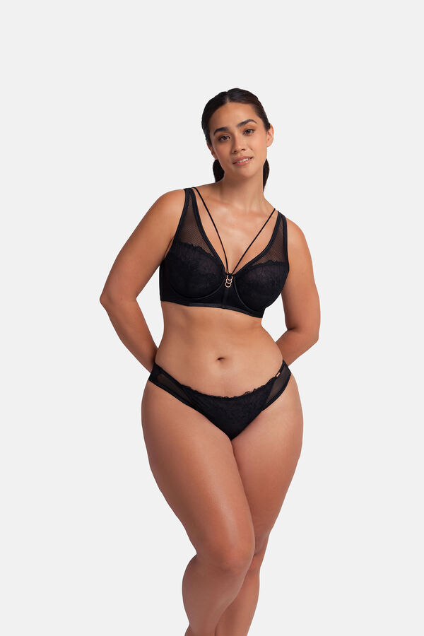 Dorina Pack de 2 cuecas cl&aacute;ssicas preto