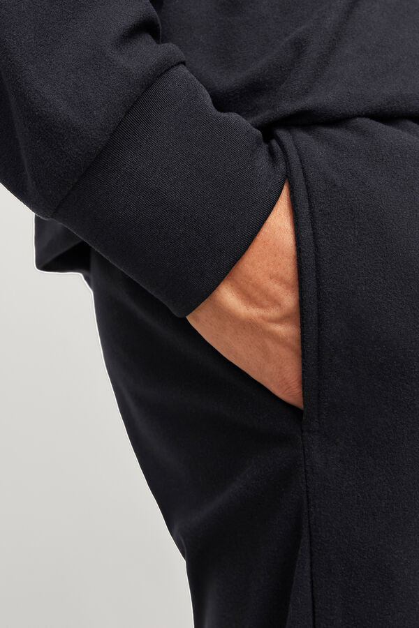 Jack & Jones Conjunto de fato de treino monocrom&aacute;tico preto