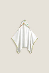 Textura Toalha capuz dinossauros branco