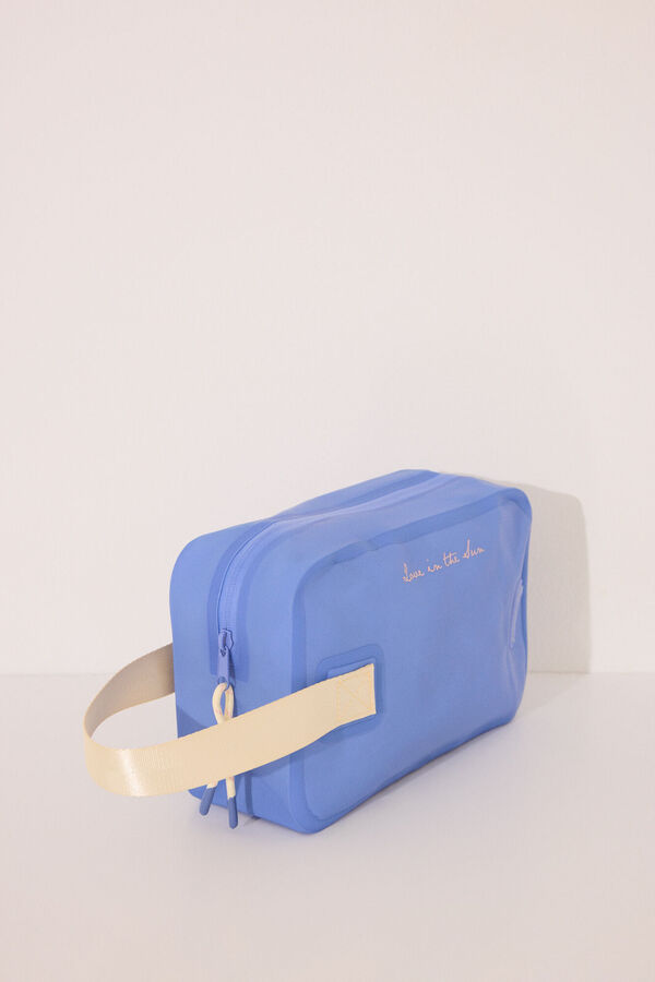 Women'secret Nécessaire média resistente à água com alça lateral azul