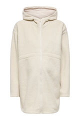 Only Maternity Sweatshirt comprida de borrego maternidade castanho
