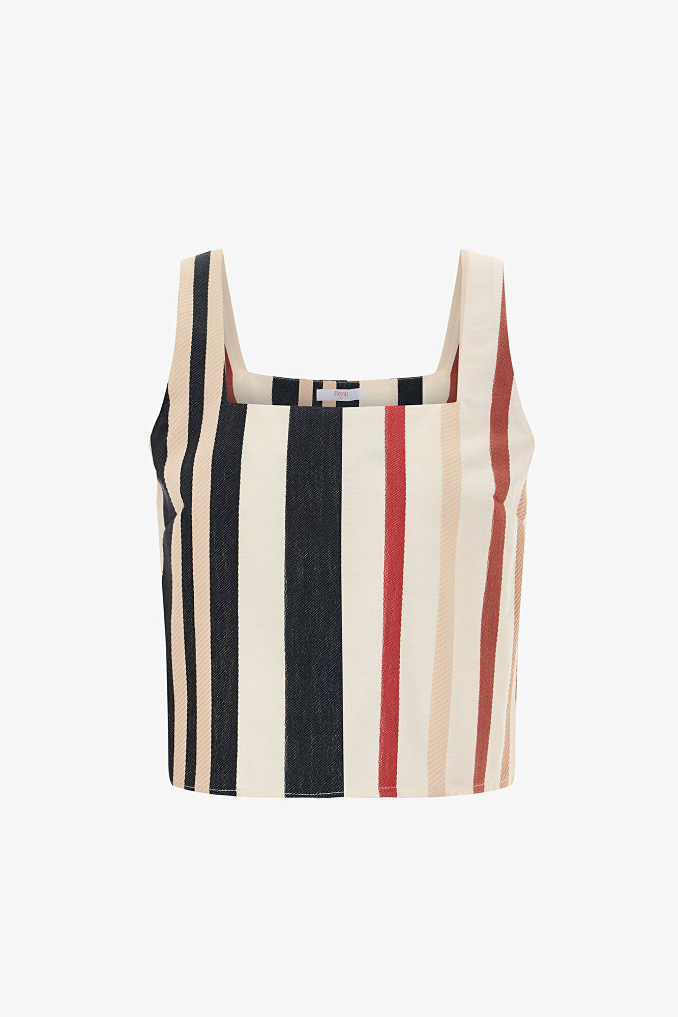 Penti Top de bikini print &eacute;tnico