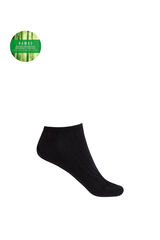 Punto Blanco Calcetines de bamb&uacute; de canal&eacute; negro
